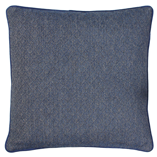 BLENHEIM 45X45 FEATHER FILLED CUSHION NAVY