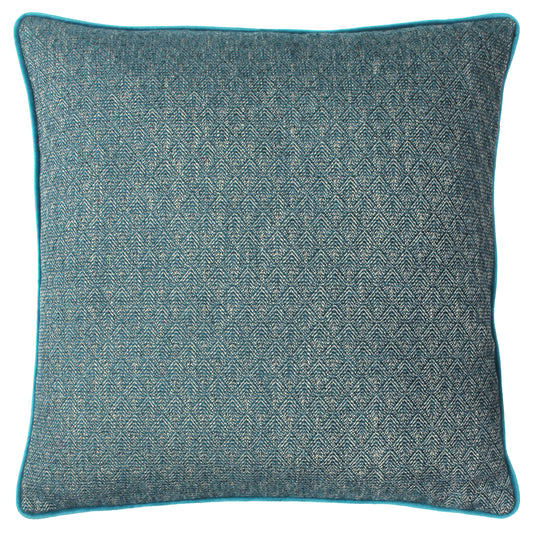 BLENHEIM 45X45 FEATHER FILLED CUSHION TEAL