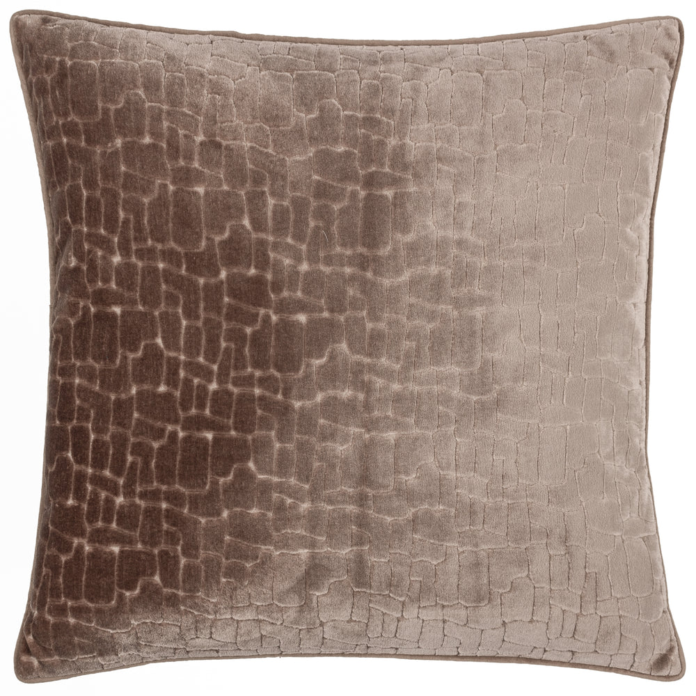 Bloomsbury 50x50 Feather Filled Cushion Taupe - Canwell Interiors Limited - Riva