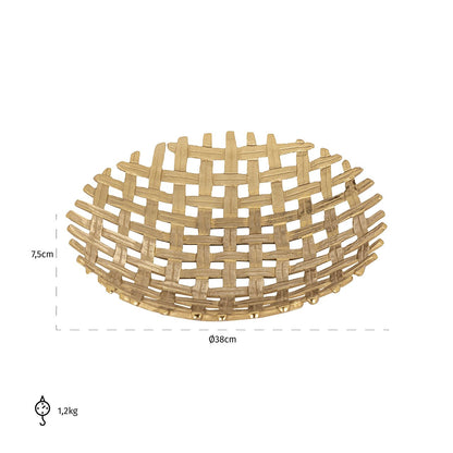 Bowl Barry (Gold)- Richmond Interiors