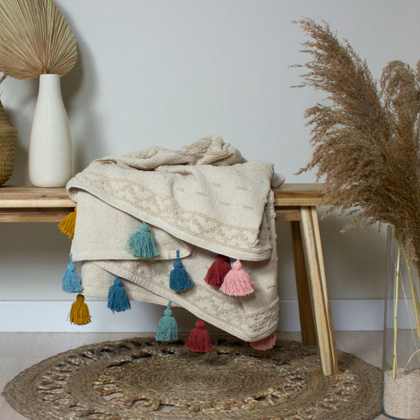 Boho 130x180 Throw Multi - view 4