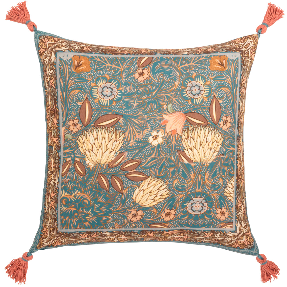 Bolais 50x50 Feather Filled Cushion Blue