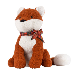 Boucle Fox Doorstop Rusty Orange