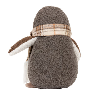 Boucle Penguin Doorstop Warm Grey - view 3