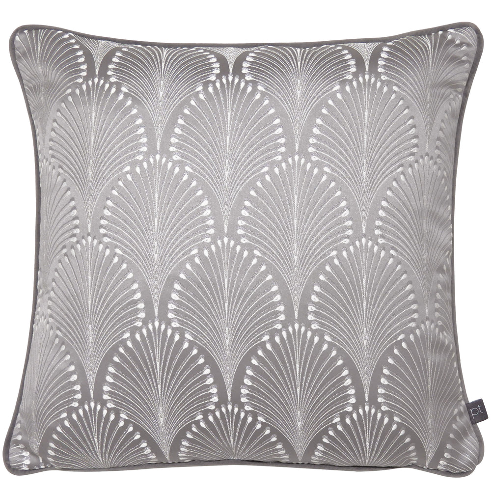 Boudoir 43x43 Feather Filled Cushion Chrome - Canwell Interiors Limited - Riva