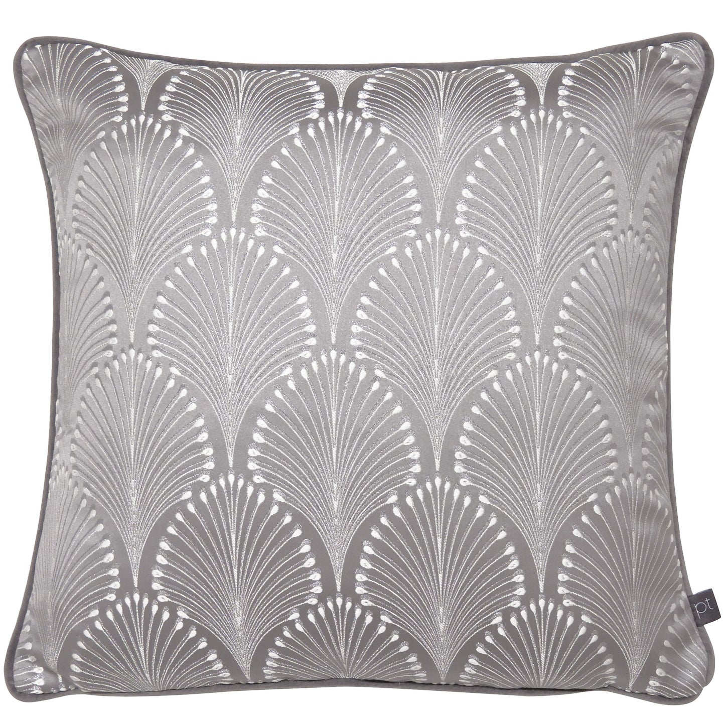 BOUDOIR 43X43 FEATHER FILLED CUSHION CHROME