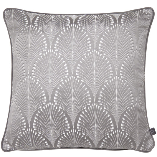BOUDOIR 43X43 FEATHER FILLED CUSHION CHROME