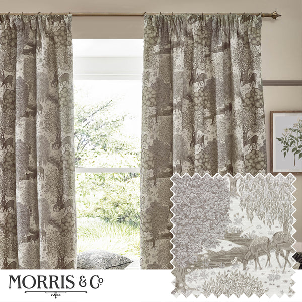 Brook 228x228 Pencil Pleat Curtains Linen - view 2