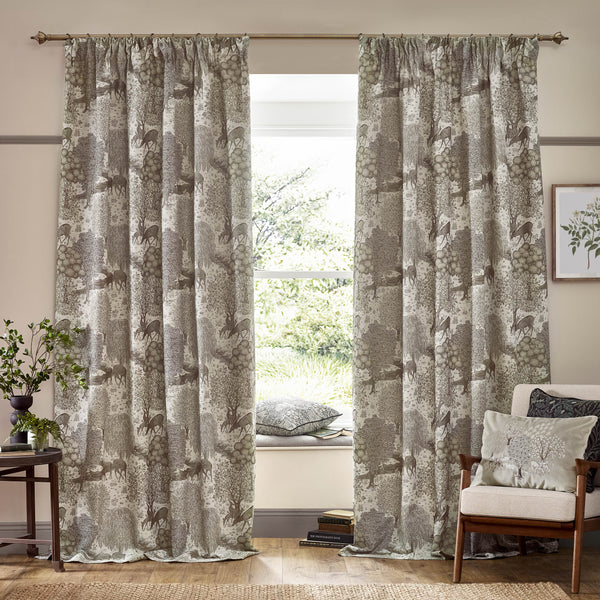 Brook 228x228 Pencil Pleat Curtains Linen - view 3