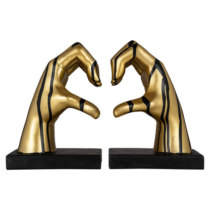 Bookstands Love (Black/gold)- Richmond Interiors
