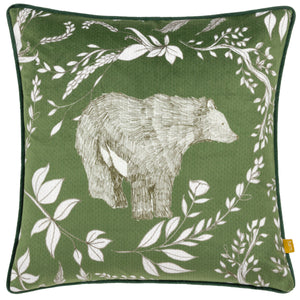 Buckthorn 43x43 Feather Filled Cushion Green