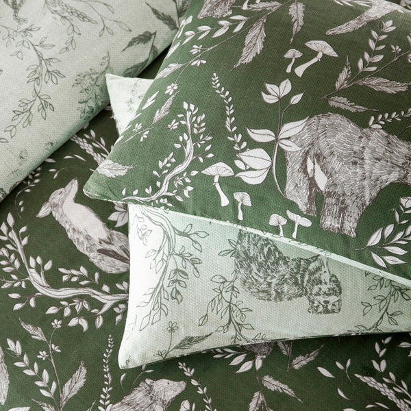 Buckthorn Double Duvet Set Evergreen - Riva