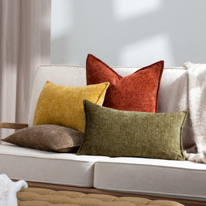 Buxton 30x50 Feather Filled Cushion Ochre - view 4