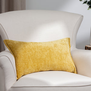 Buxton 30x50 Feather Filled Cushion Ochre - lifestyle