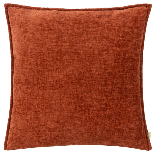 BUXTON 50X50 FEATHER FILLED CUSHION BURNT ORANGE
