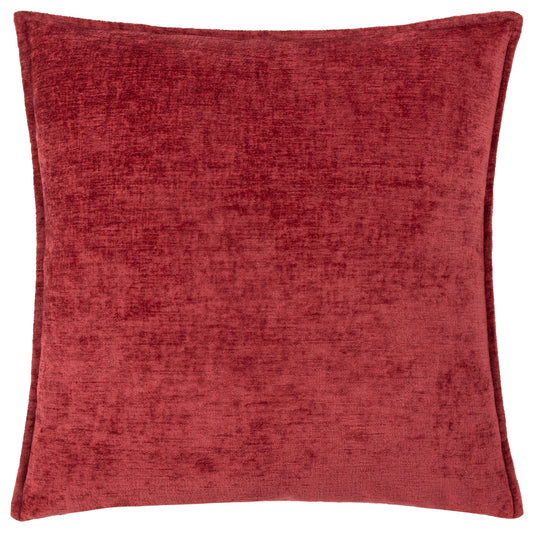 BUXTON 50X50 FEATHER FILLED CUSHION RED