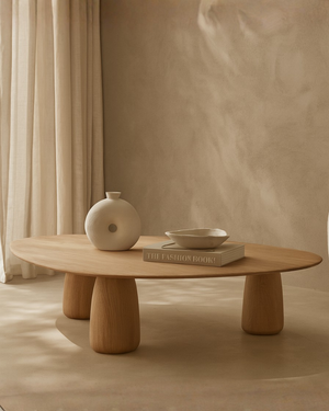 Basilca Coffee Table - Ash Oak - Tommy Franks
