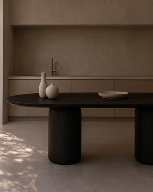 Basilca Dining Table 270 - Matte Black - Tommy Franks