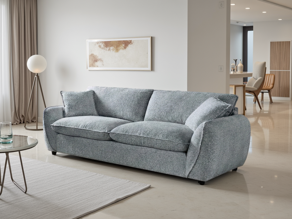 Berlin Sofa Grey 3 Seater - Xshowhome