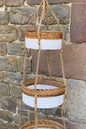 3 Tier Hanging Weave Basket