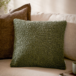 Cabu 45x45 Feather Filled Cushion Khaki - lifestyle