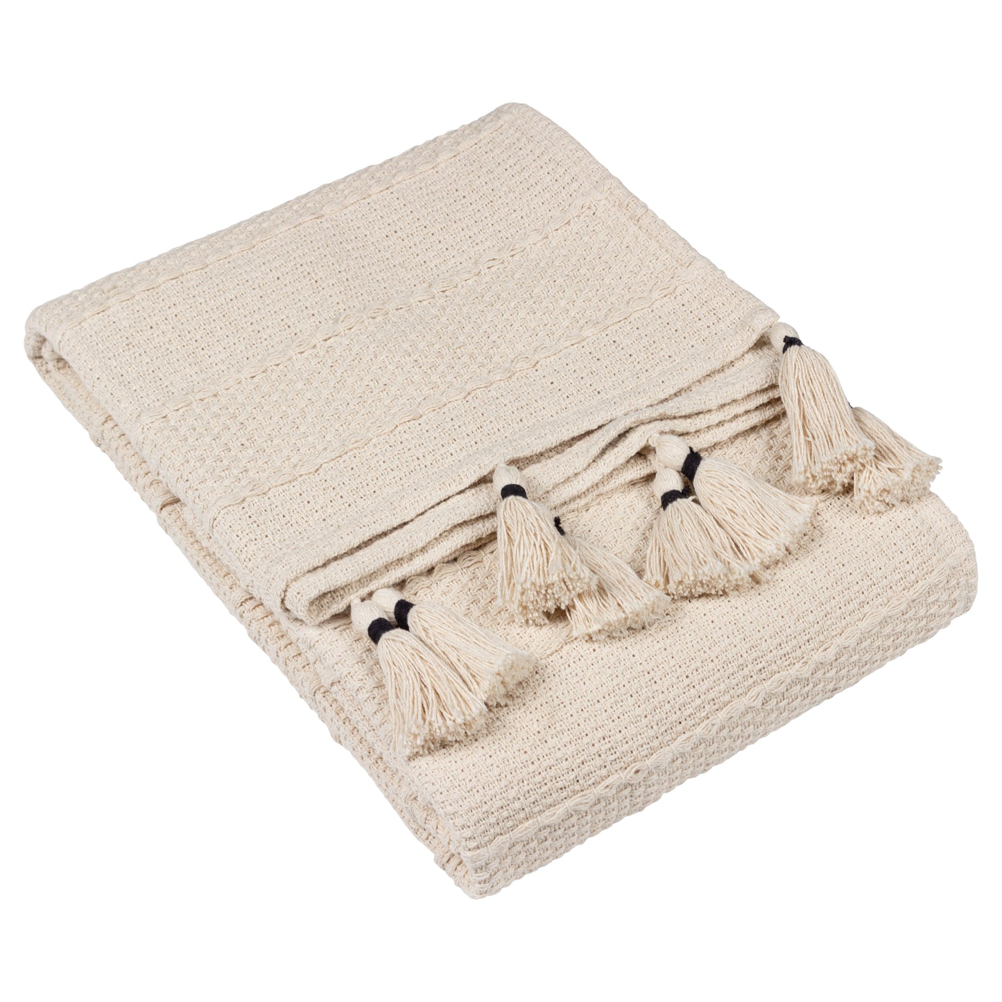 CALICHE WOVEN THROW 130X180 NATURAL