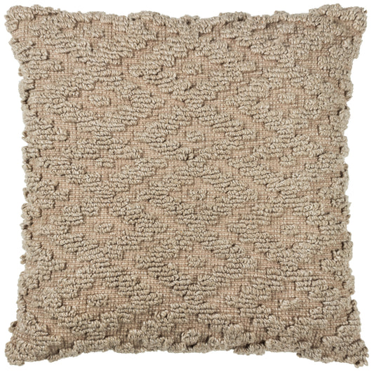 CALVAY 50X50 FEATHER FILLED CUSHION TAUPE