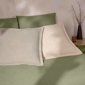 Canopy 65x65 Feather Filled Cushion Stone - view 6