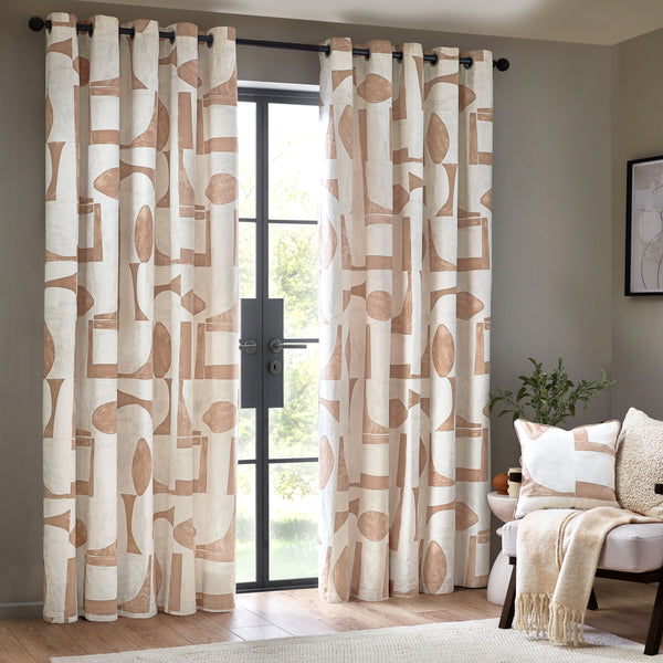 Carro 168x183 Eyelet Curtains Clay - view 3