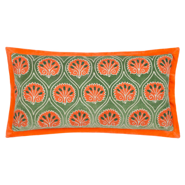 Casa 30x60 Feather Filled Cushion Peridot/orange - view 2