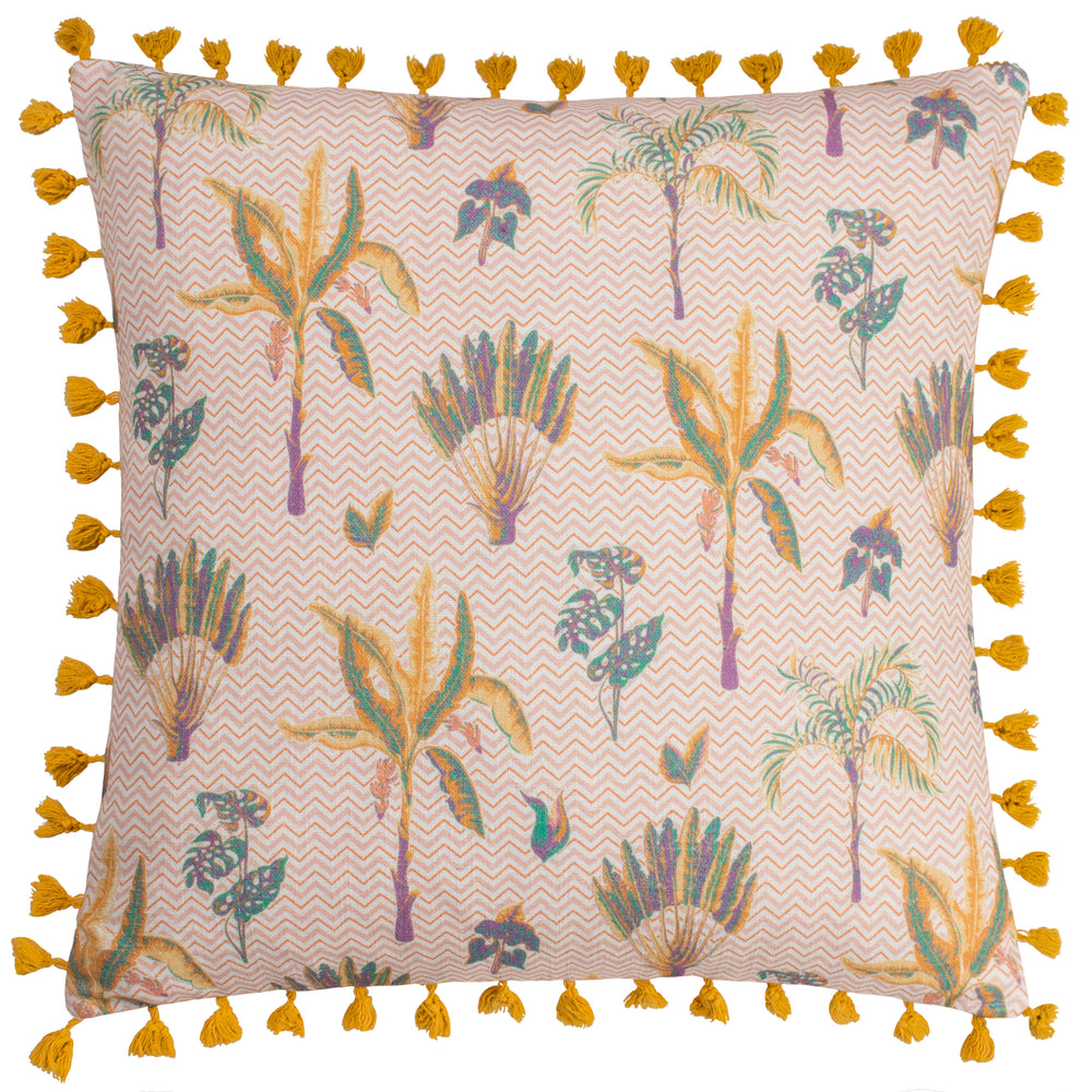 Chamae 50x50 Feather Filled Cushion Coral
