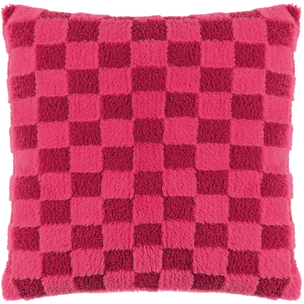 Check It Boucle 45x45 Feather Filled Cushion Pinky Crush