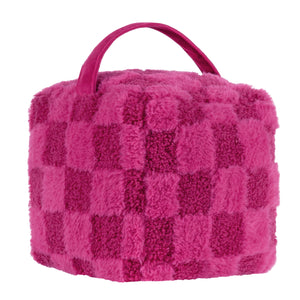 Check It Boucle Doorstop Pinky Crush