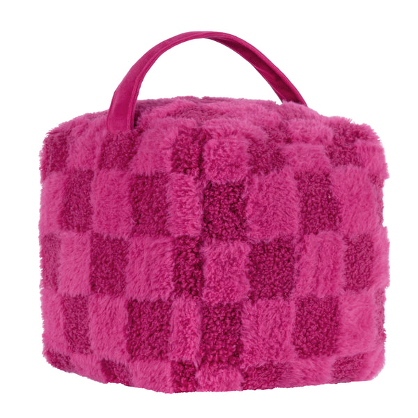 Check It Boucle Doorstop Pinky Crush