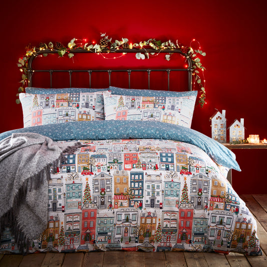 FESTIVE TOWN SB DUVET SET MULT