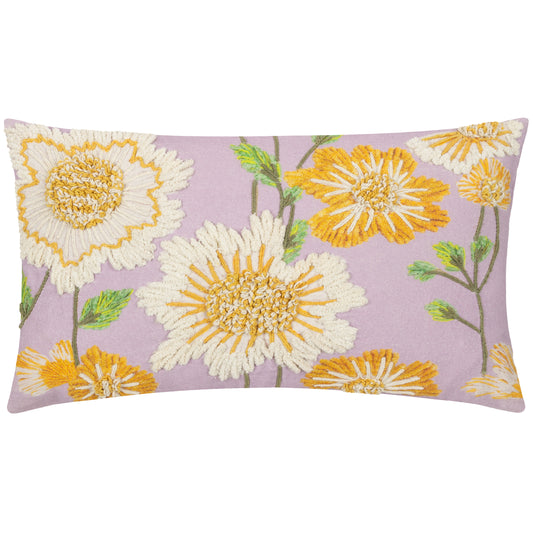 CHRYSANTHA 30X50 FEATHER FILLED CUSHION LILAC