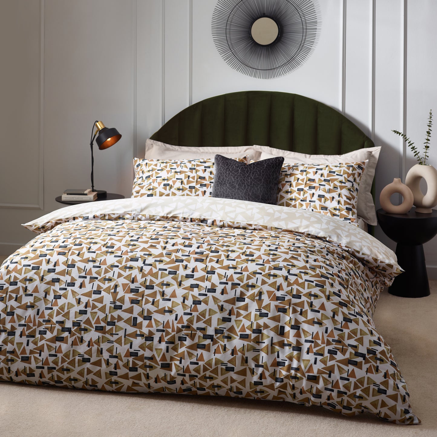 CITY SINGLE DUVET SET TOFFEE