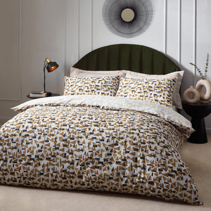 City Double Duvet Set Toffee - Riva