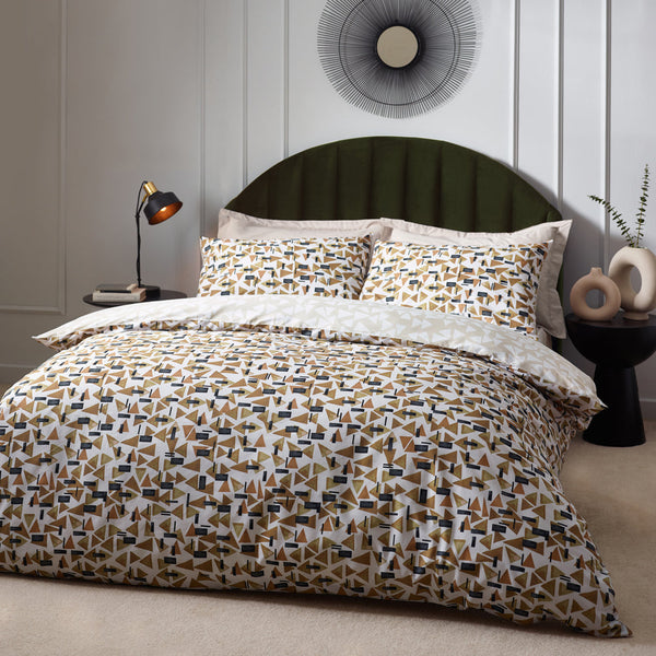 City Double Duvet Set Toffee - Riva
