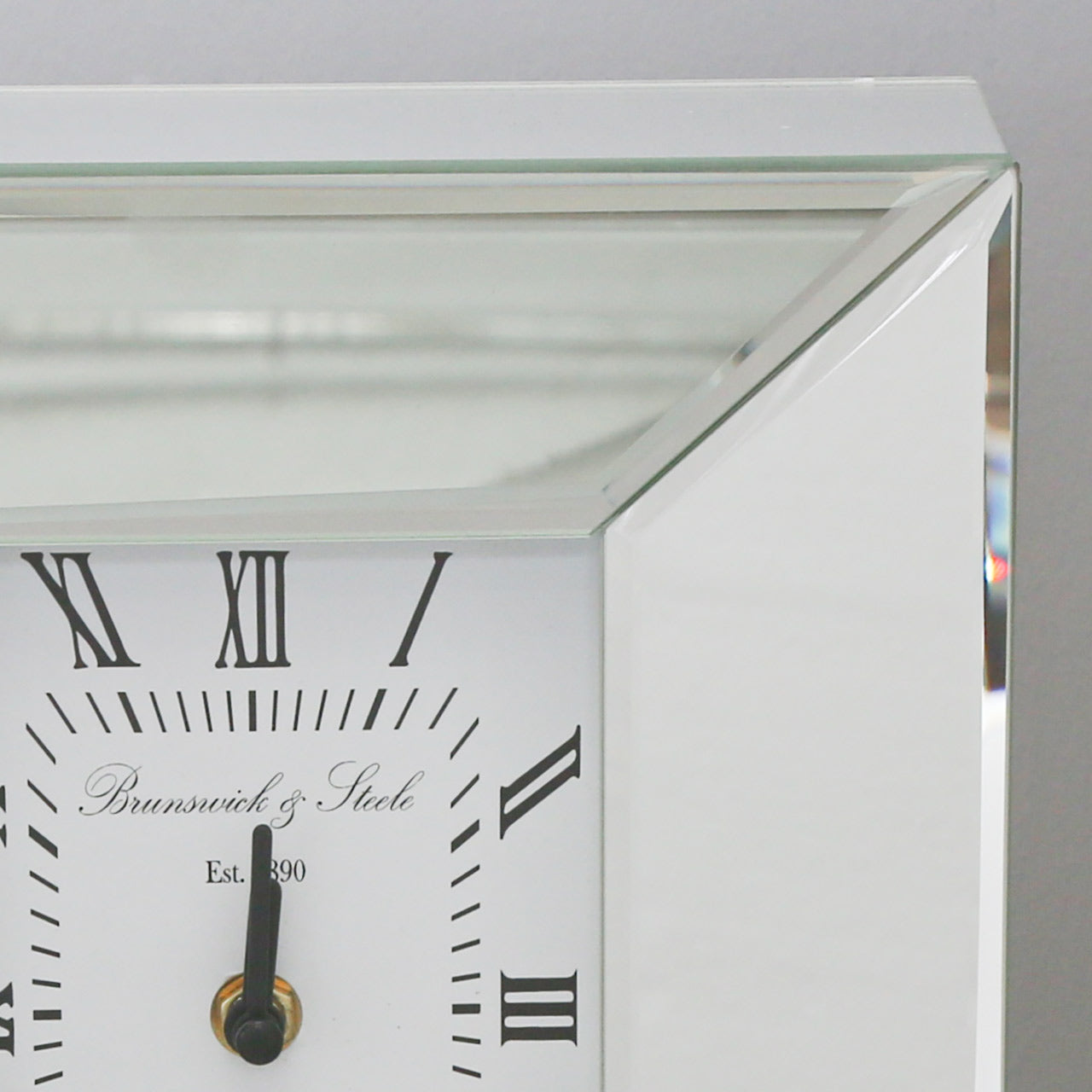 27cm Mirror Box Table Clock