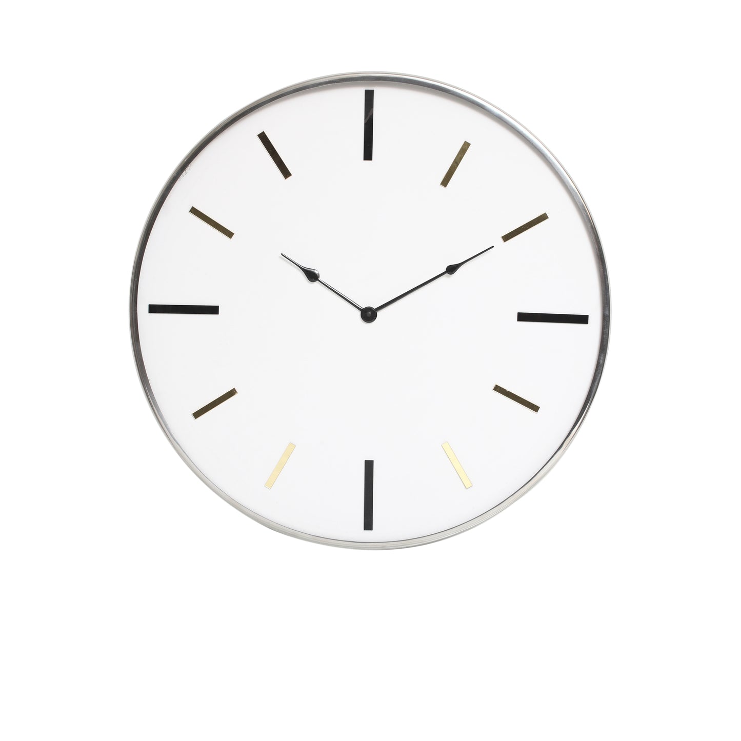 75cm Chrome Wall Clock