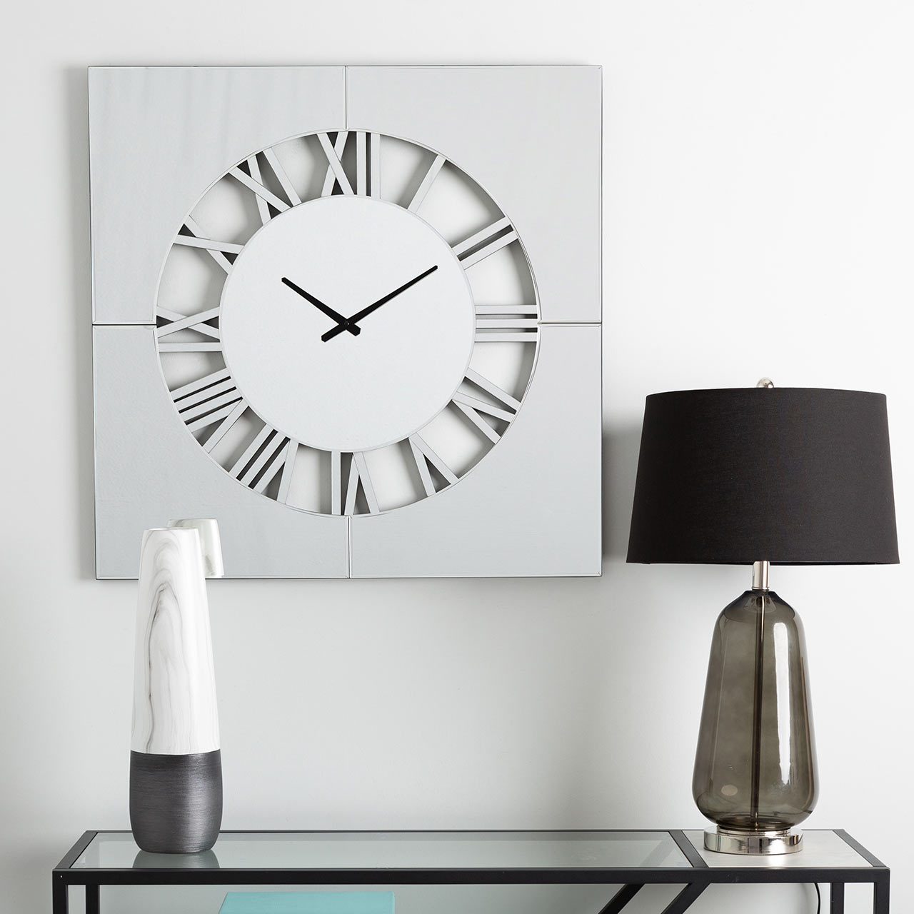 80cm Mirror Wall Clock