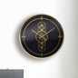 46cm Black and Gold Gears Wall Clock