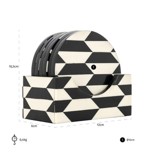 Coaster Jula (black/white) – Richmond Interiors