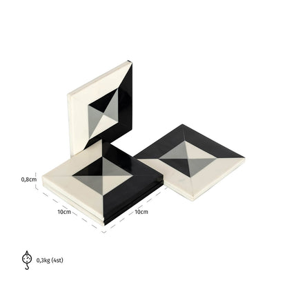 Coaster Louel (Black/white)- Richmond Interiors