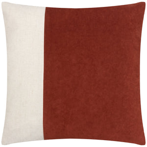 Coba 50x50 Feather Filled Cushion Brick