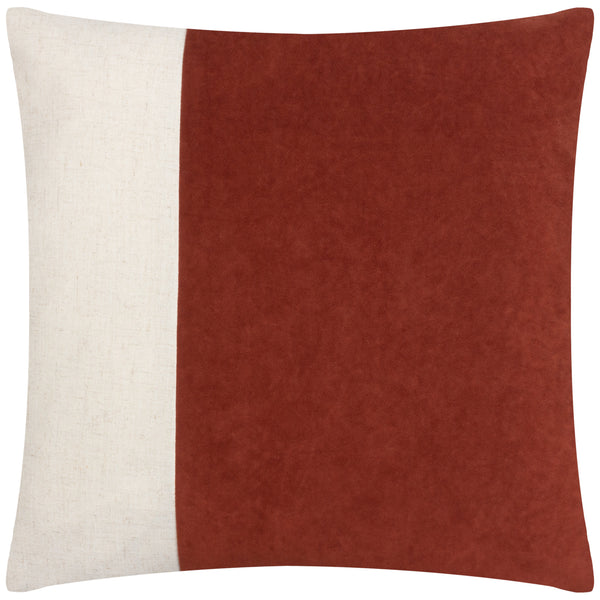 Coba 50x50 Feather Filled Cushion Brick