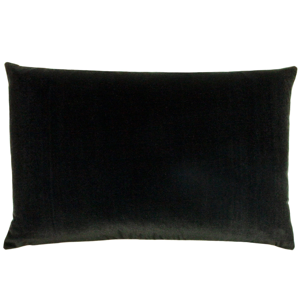 Contra 40x60 Feather Filled Cushion Black