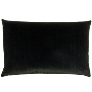 Contra 40x60 Feather Filled Cushion Black