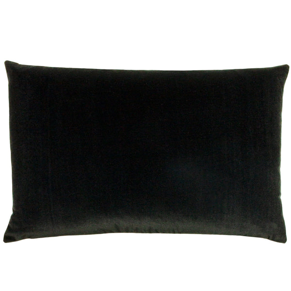 Contra 40x60 Feather Filled Cushion Black